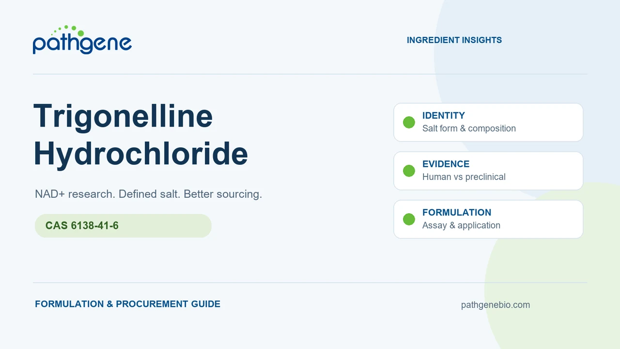 Trigonelline Hydrochloride: From NAD+ Research to Ingredient Selection