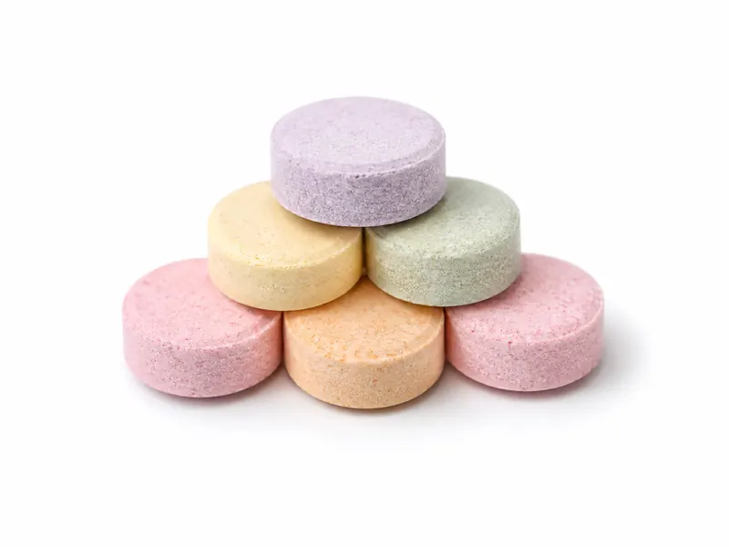 Chewable tablet supplement format